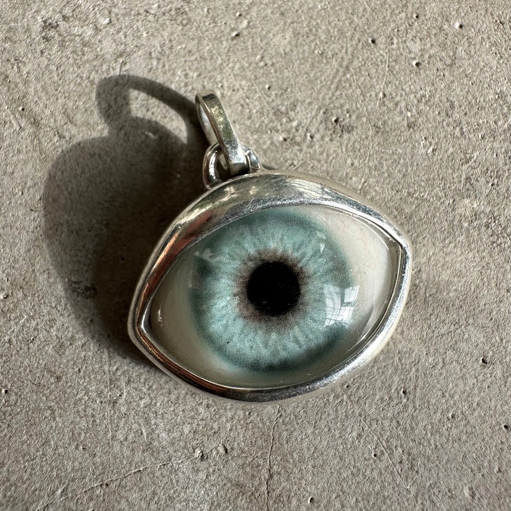 Sterling Silver Eye 👁️ Pendant by Eyeba